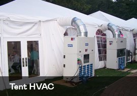 cat hvac Event Tents