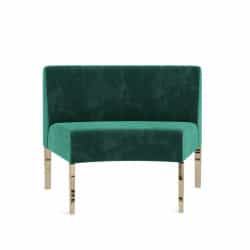 Kincaid Inside Round Skin-Emerald Velvet