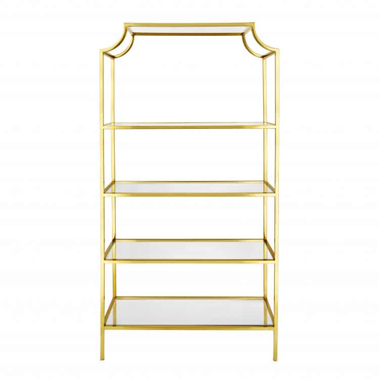 Gold Draped Arch Display Shelf (middle)