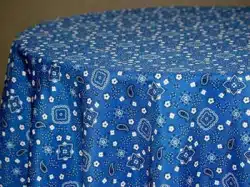 Blue Bandana Napkins