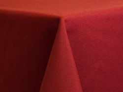 Cherry Red Polyester Linen