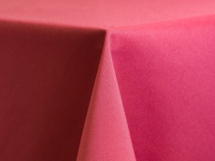 Fuchsia Polyester Linen