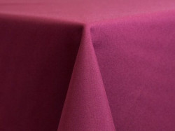 Raspberry Polyester Linen