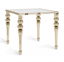 Bowery Table - Polished Gold - 30 Ambassador Legs (36 X 36