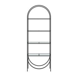 Black Round Arch Display Shelf (middle)