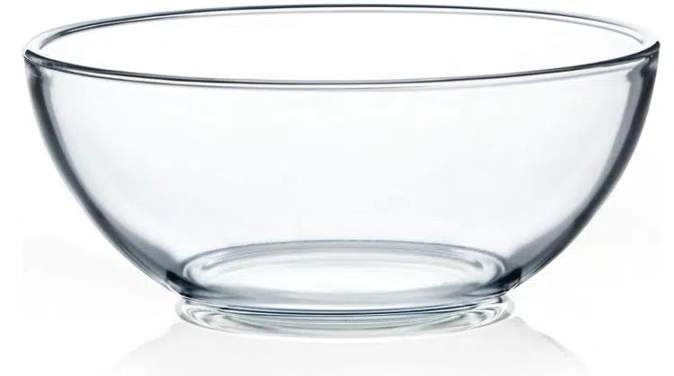 Glass Bowl 12w x 5T