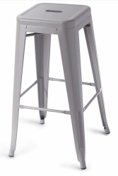 Grey Metal BarStool  30