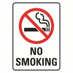 No Smoking Sign