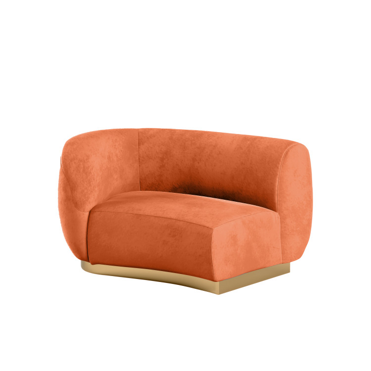 Colette Sofa - Rust Velvet