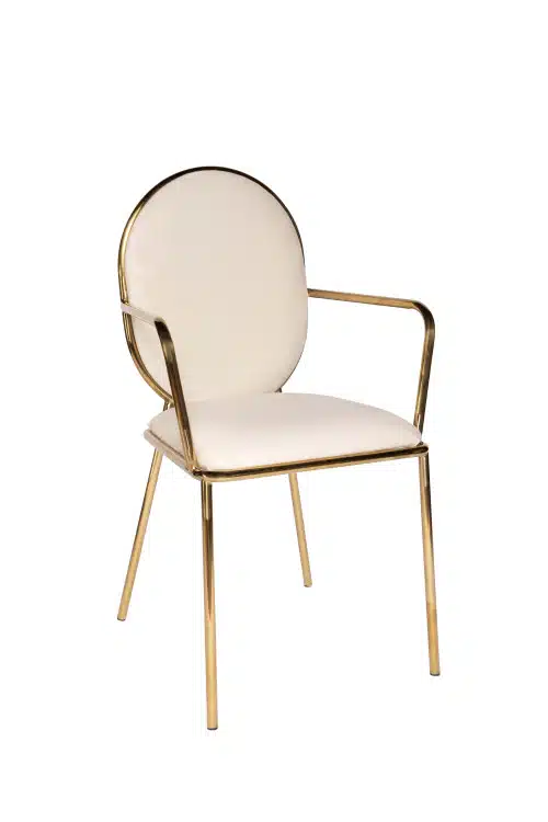 Gold Dora Chair WITH Arms