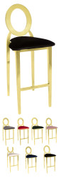 Gold Carli Barstool