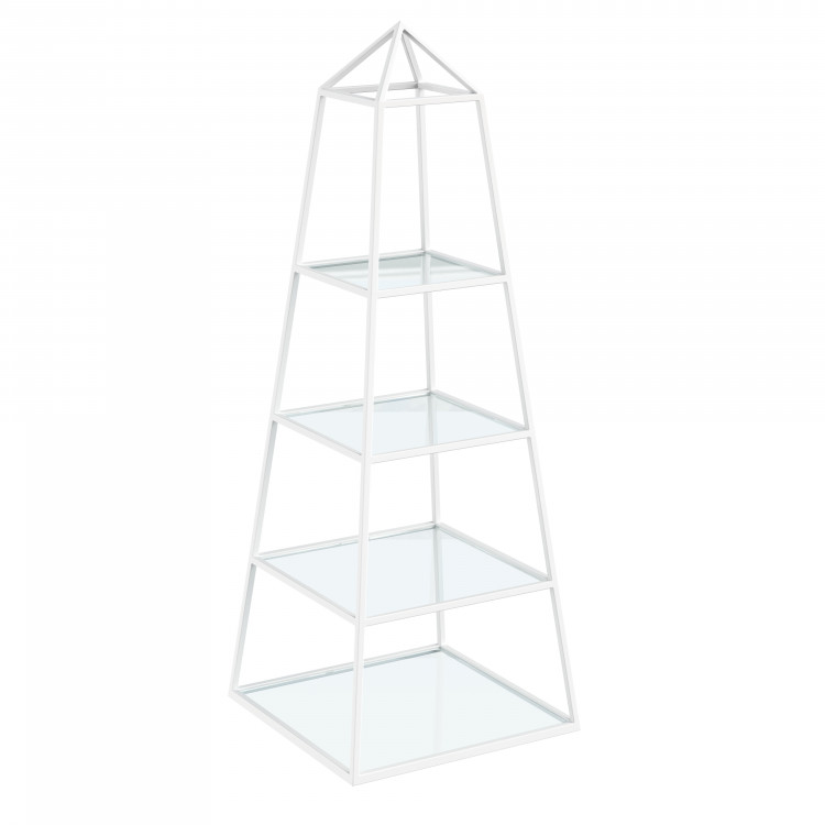 White Dome Shelf Display