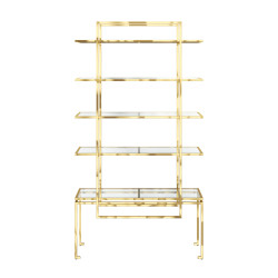 Gold Madison Shelf Display