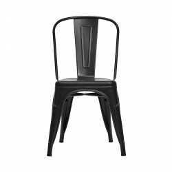 Black Tolix Bistro Cafe Oscar Chair