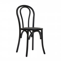 A120Party Chairs 450 1712249657 2 Black Bentwood Chair & Nailhead Padded Seat