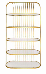 Shelf Bar Gold Curved