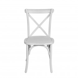 Wood White Wash X CrossBack Chair