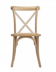 Wood Natural X CrossBack Chair