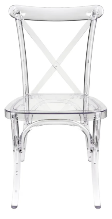 Clear X CrossBack Chair