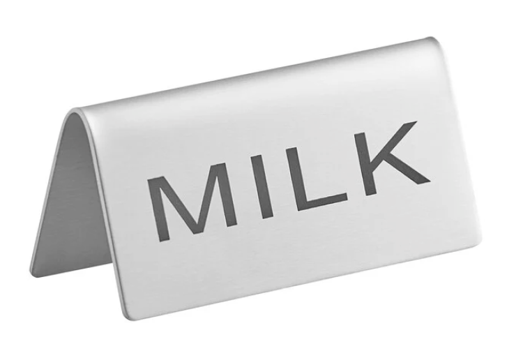 Milk Sign