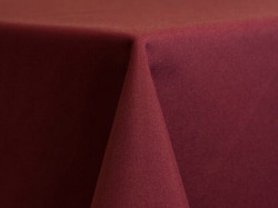 Burgundy Polyester Linen