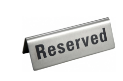 Table Signage