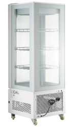 4-Sided Glass Refrigerated Display