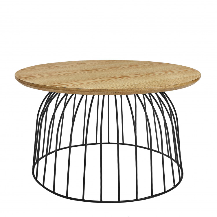 Wood Wire Coffee Table