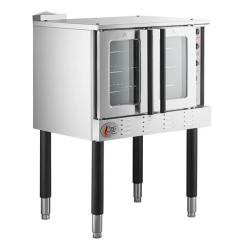 Single Deck Standard Depth Full Size Liquid Propane Convection Oven with Legs - 54,000 BTU
