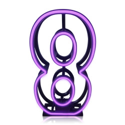 8 (EIGHT) NEON Marquee Number 5'
