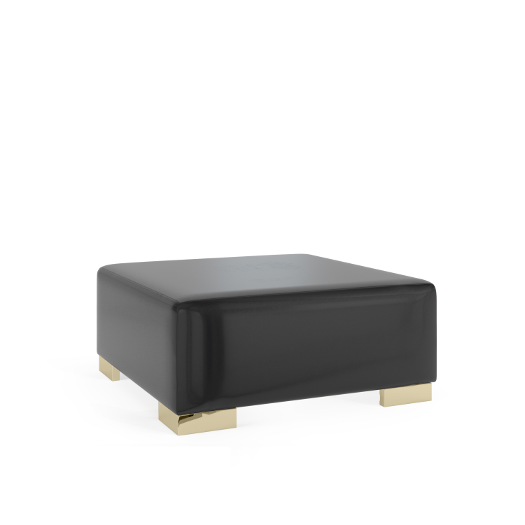 Opus - Faux Leather Ottoman