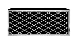 blackdimond 1741366535 Pattern Front Bar Silver Frame, Black Acrylic 8' (Choose a pattern)
