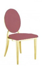 Gold Bella Chair Merlot