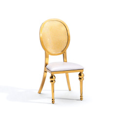 Gold Evelyn Chair Black
