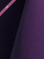 Aubergine Polyester Linen