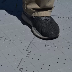 Tent Deck Flooring Indoor/Outdoor Black
