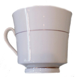 Ivory Mug Gold Band Coffee Cup #4 (29 Per Rack)