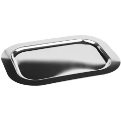 16 x 12 Stainless Steel Round Edge