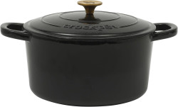 Chaffer Pot 7QT With Stand Black