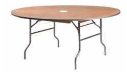 48 Round Table With Umbrella