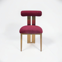 Atarah Dining Chair - Plum Velvet