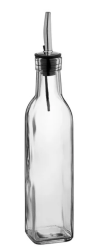 16 oz. Olive Oil Cruet with Pourer - 12/Case