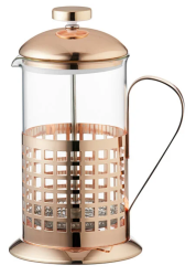 20 oz. Glass / Copper French Coffee Press