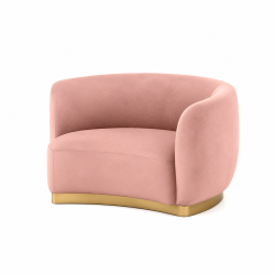 Colette Cascade Right - Blush Velvet
