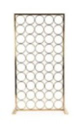 Gold20bubble 1740436445 Room Divider White Gold Bubble