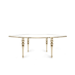 Metropolitan Curve Table - Polished Gold - 30 Ambassador Le