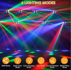 Spider20Moving20Head20DJ20Lights20Disco20Party20Stage20Li 5 Spider Moving Head DJ Lights, Disco Party Stage Lights