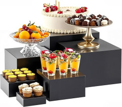 Metal Buffet Risers, 6PCS Food Risers for Buffet