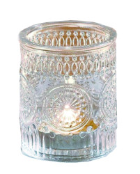 Vintage Clear Votive Candles Holder