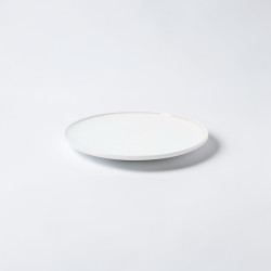 Ultra White Round Flat Passing Tray 12